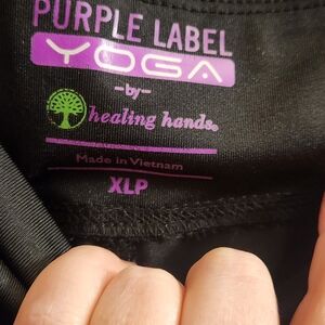 Healing Hands Black Scrub Pants